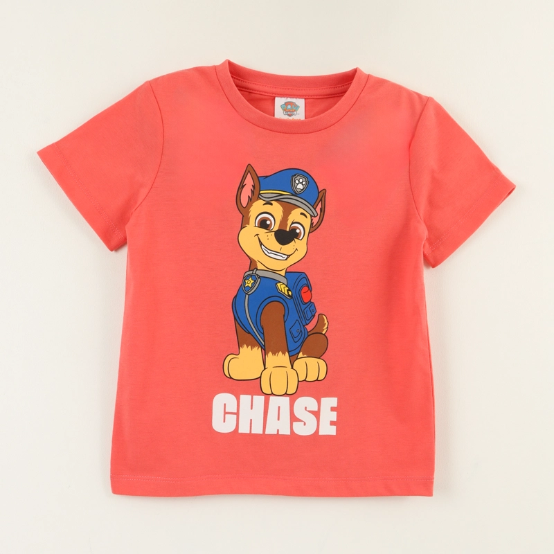 POLERA MANGA CORTA ROJO NIÑO CHASE POSE PAW PATROL - 1