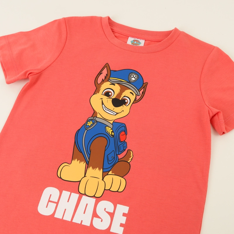 POLERA MANGA CORTA ROJO NIÑO CHASE POSE PAW PATROL - 3