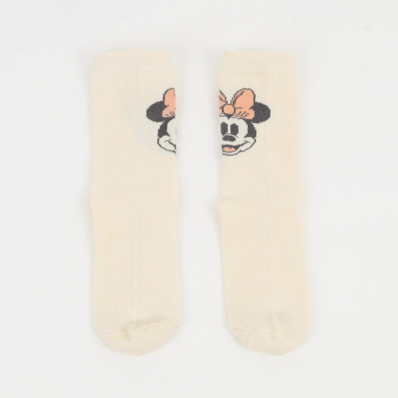 TRIPACK CALCETIN NIÑA ROSADO FLORES MINNIE DISNEY - 7
