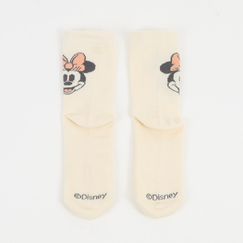 TRIPACK CALCETIN NIÑA ROSADO FLORES MINNIE DISNEY - 8