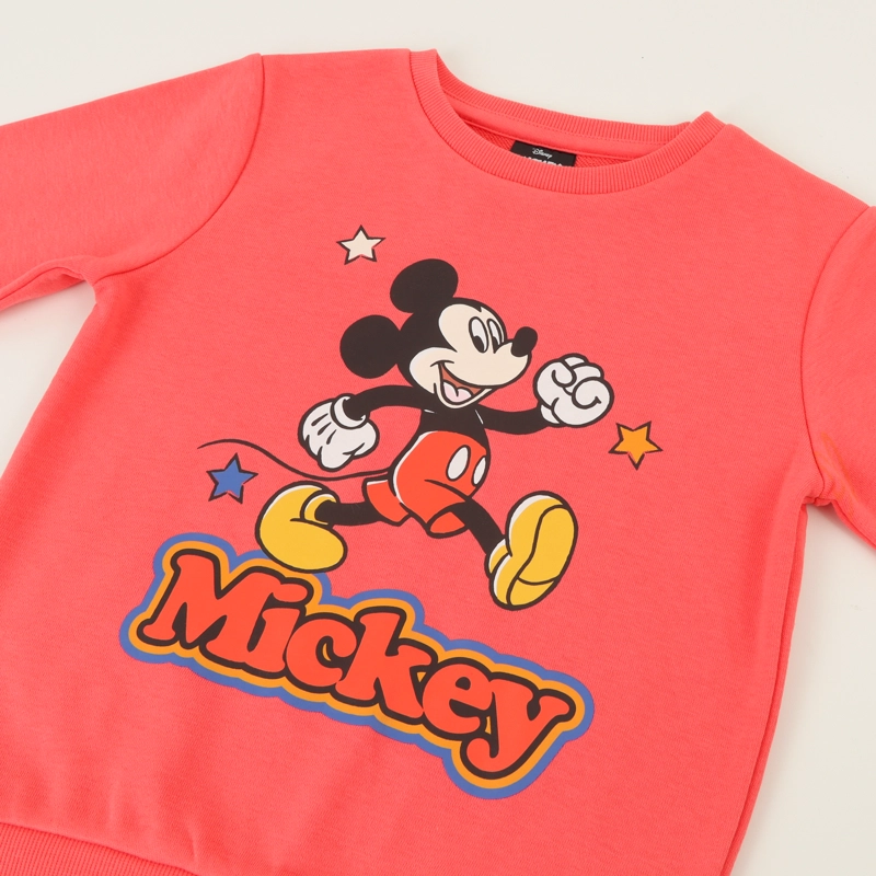 POLERON CERRADO NIÑO DAMASCO PRINT MICKEY WALK DISNEY - 3