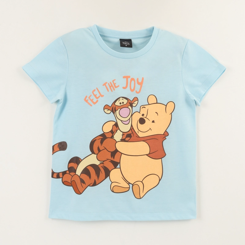 POLERA MANGA CORTA NIÑA CELESTE WINNIE & TIGER DISNEY - 1