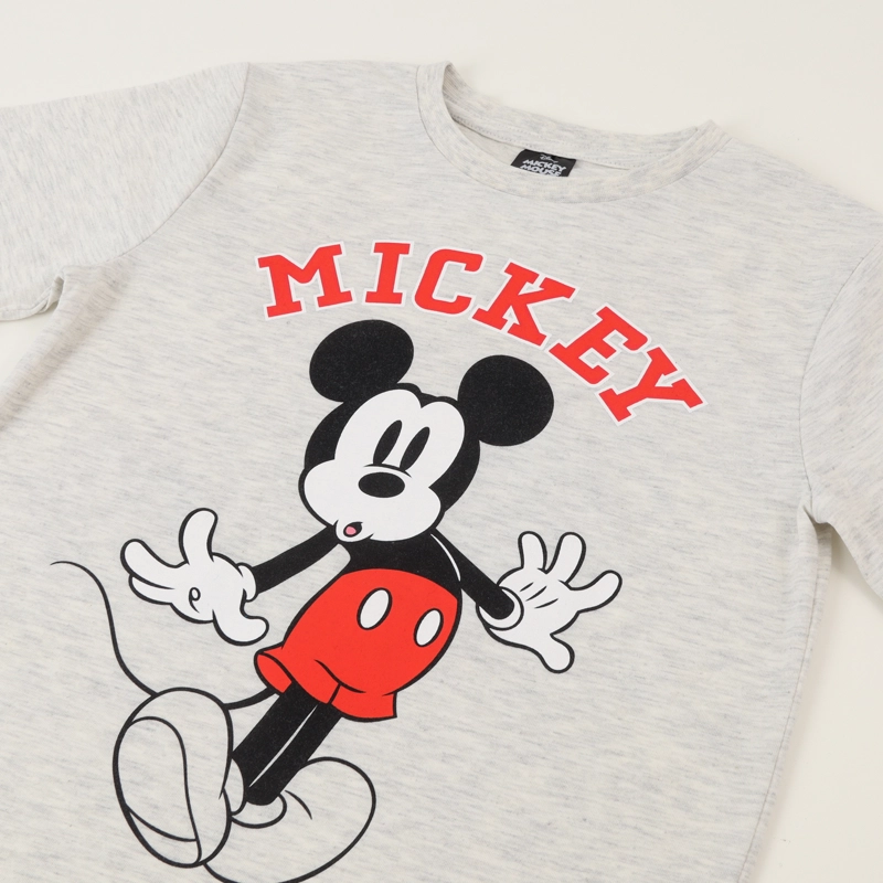 POLERA MANGA CORTA NIÑO GRIS MICKEY MOUSE SURPRISE DISNEY - 5