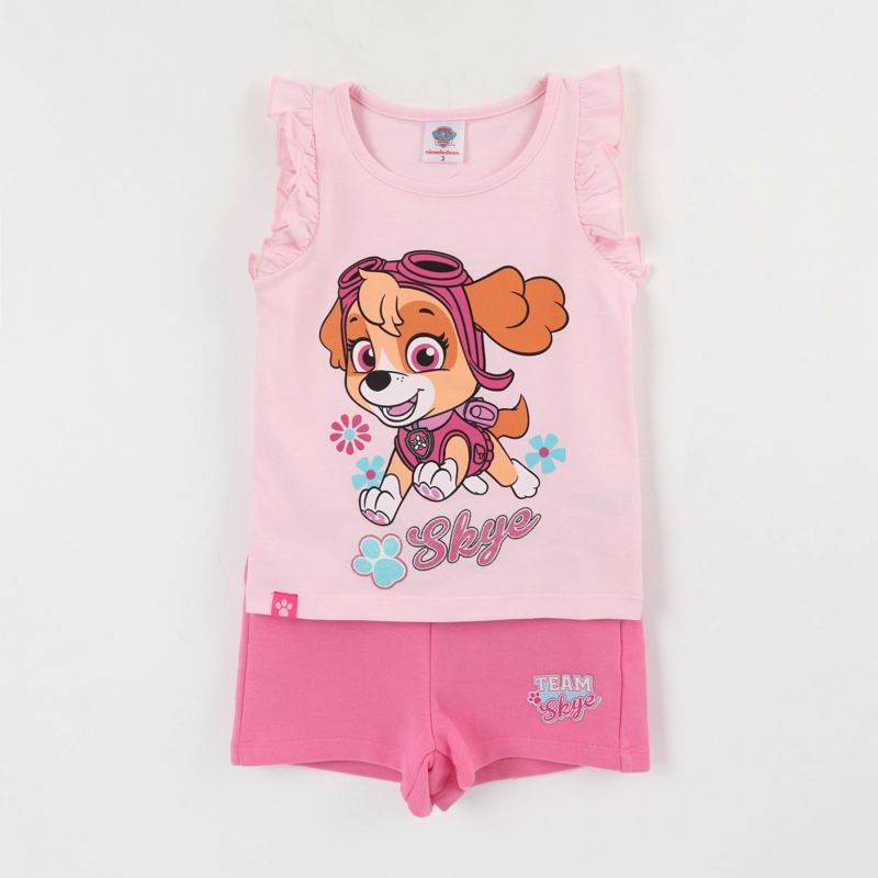 CONJUNTO NIÑA ROSADO SKYE JUMPING PAW PATROL - 1