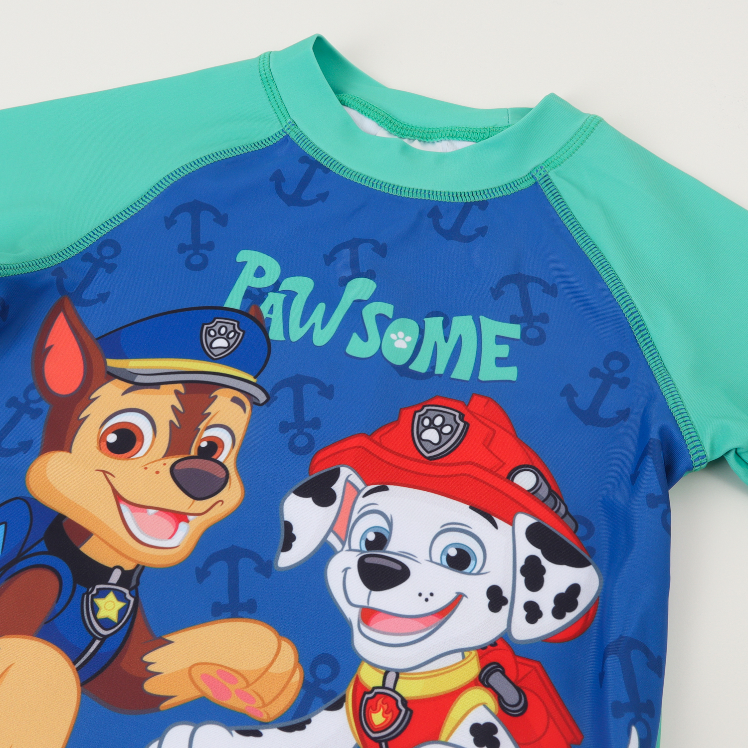 POLERA UV MANGA CORTA NIÑO AZUL CHASE & MARSHALL PAW PATROL - 3