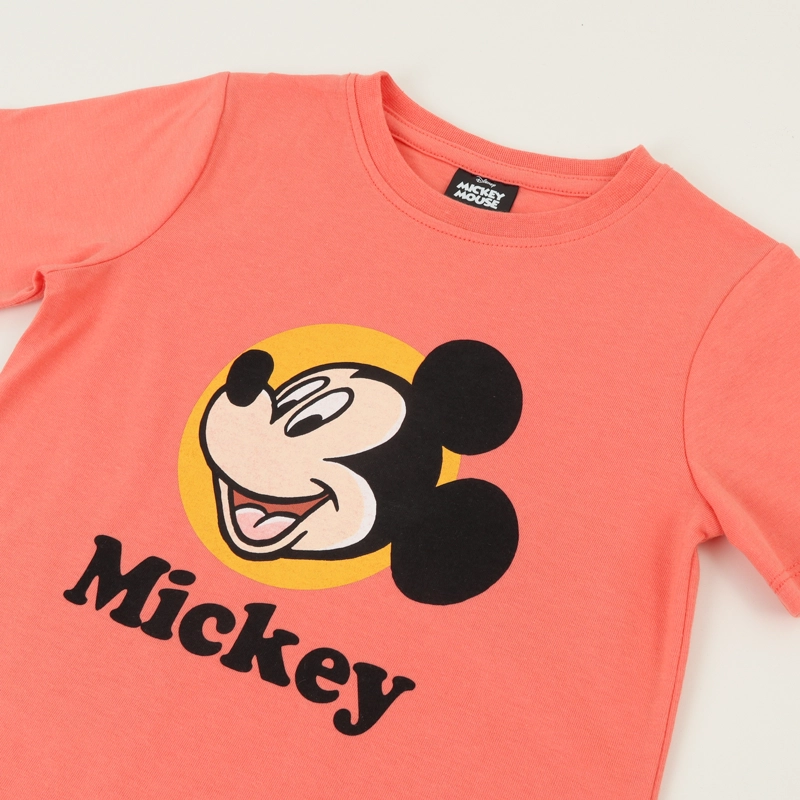 POLERA MANGA CORTA NIÑO DAMASCO MICKEY SMILE DISNEY - 3