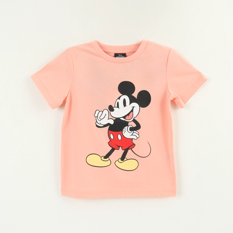POLERA MANGA CORTA NIÑO DAMASCO BACK PRINT MICKEY DISNEY - 1