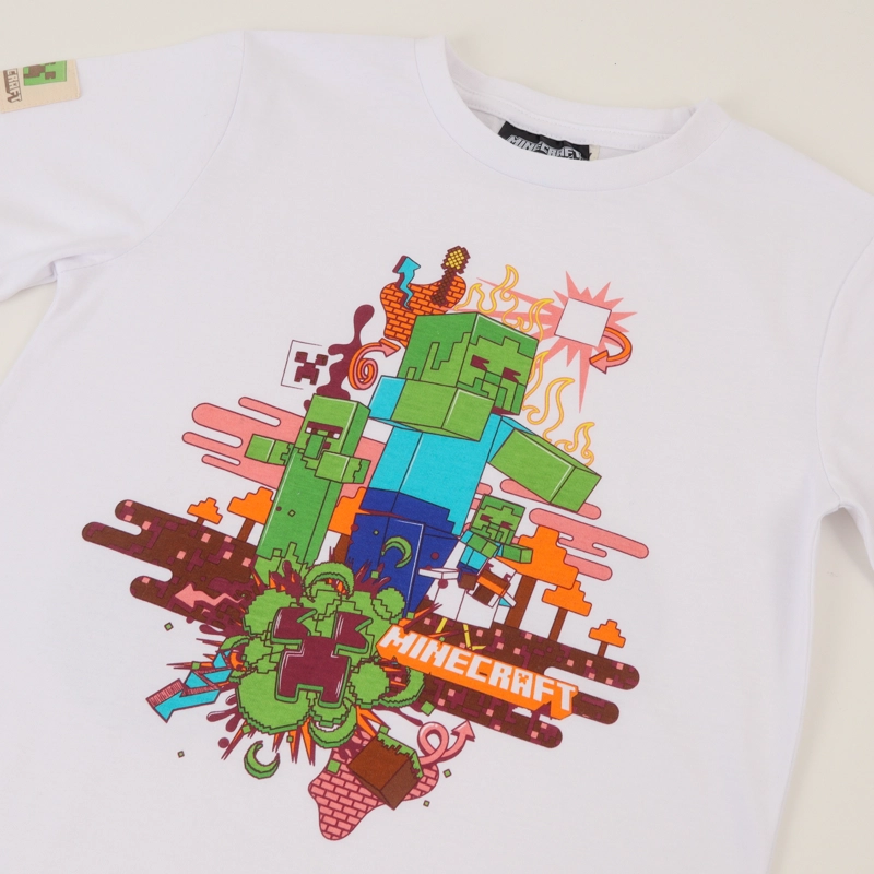 CONJUNTO NIÑO ZOMBIES BLANCO MINECRAFT - 3