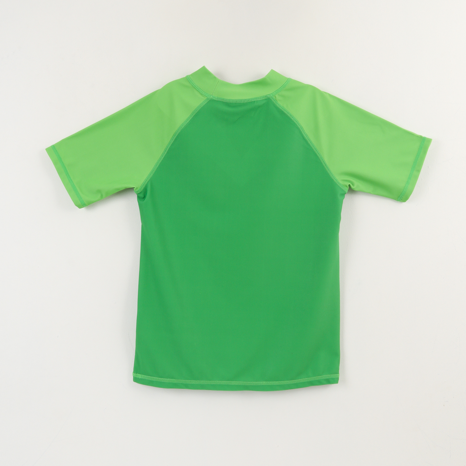 POLERA UV MANGA CORTA NIÑO VERDE CREEPER & ZOMBIE MINECRAFT - 2