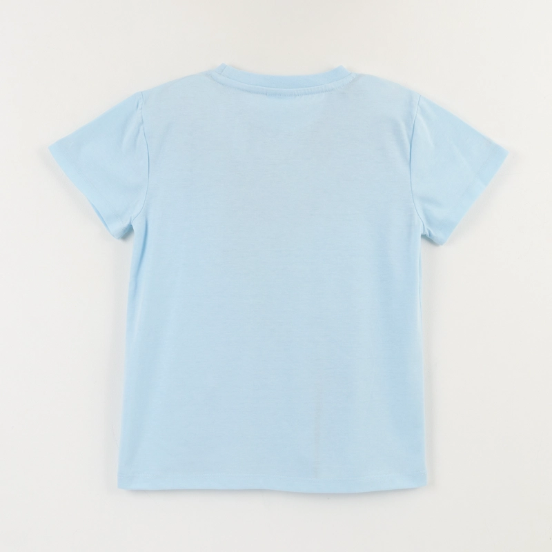 POLERA MANGA CORTA NIÑA CELESTE ELSA FROZEN DISNEY - 2