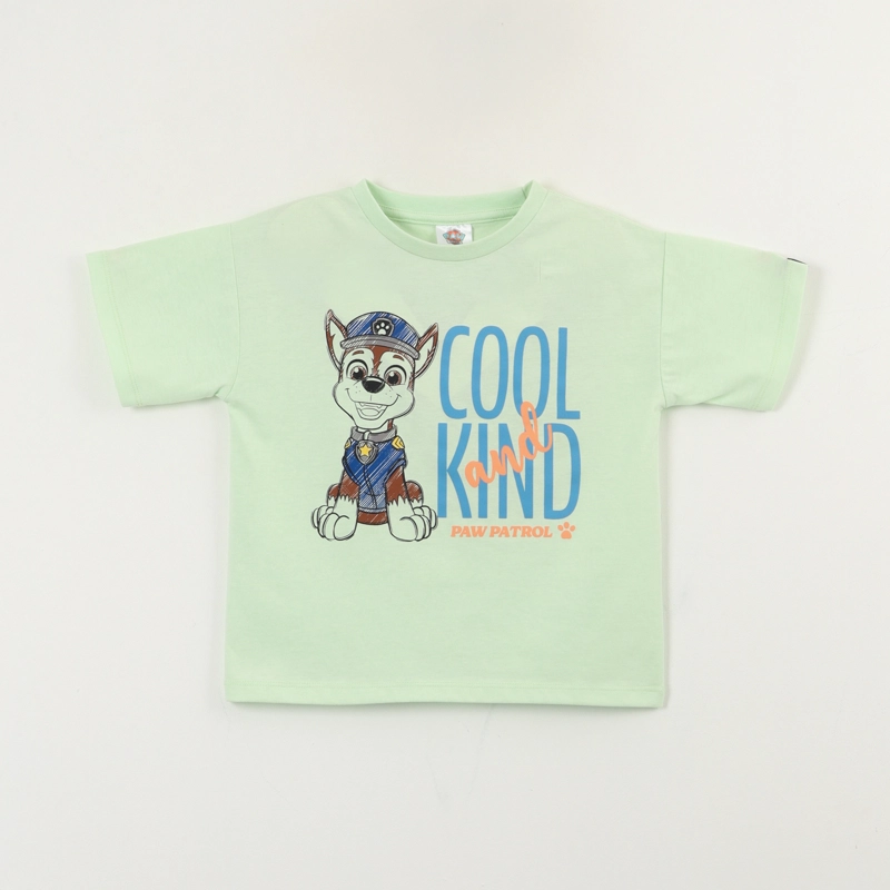 POLERA MANGA CORTA NIÑO VERDE CHASE COOL & KIND PAW PATROL - 1
