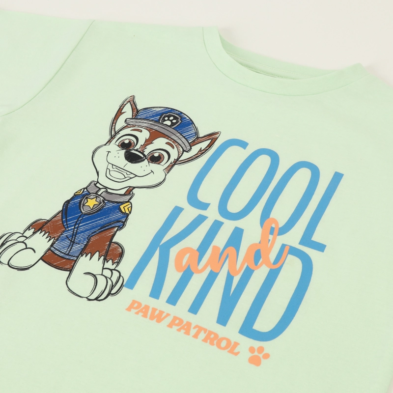 POLERA MANGA CORTA NIÑO VERDE CHASE COOL & KIND PAW PATROL - 3