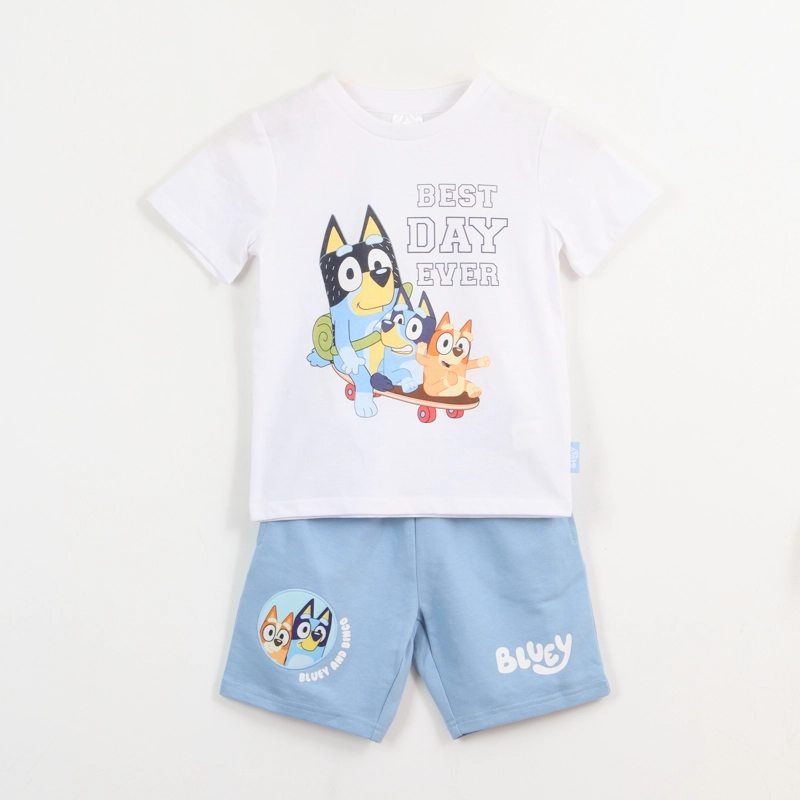 CONJUNTO NIÑO BLANCO SKATE BLUEY - 1