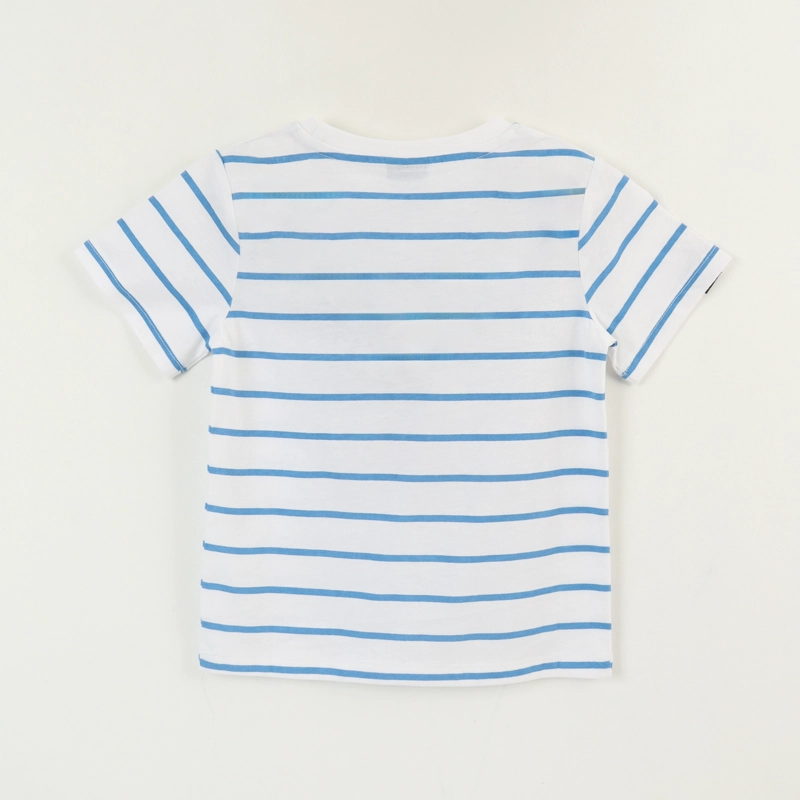 POLERA MANGA CORTA BLANCO NIÑO RAYAS MICKEY DISNEY - 3
