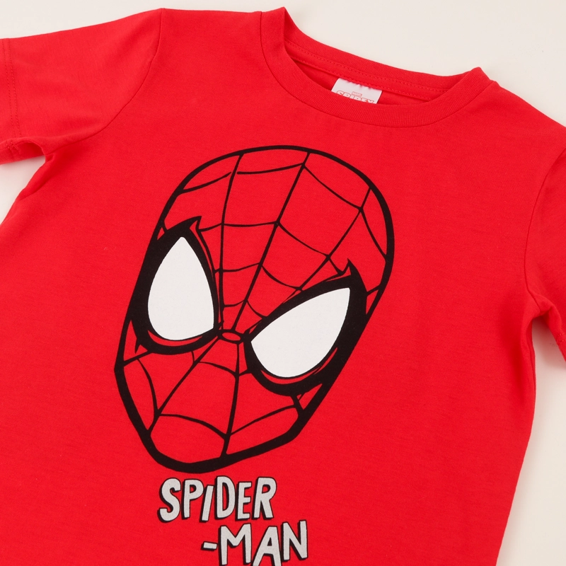 POLERA MANGA CORTA ROJO NIÑO SPIDERMAN FACE MARVEL - 5