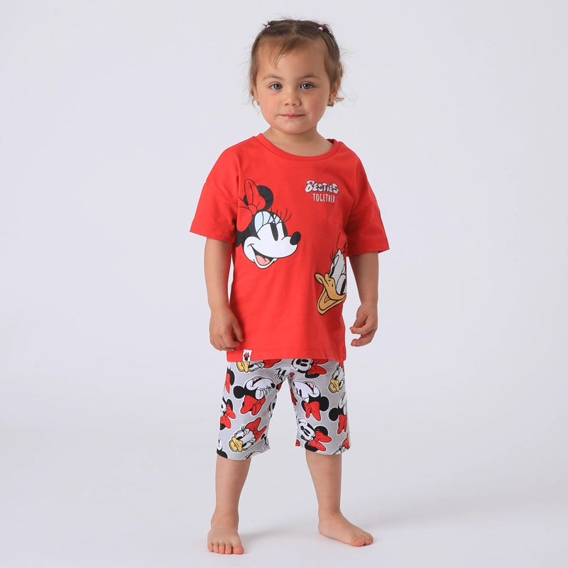 CONJUNTO ROJO NIÑA MINNIE & DAISY SMILING DISNEY - 1