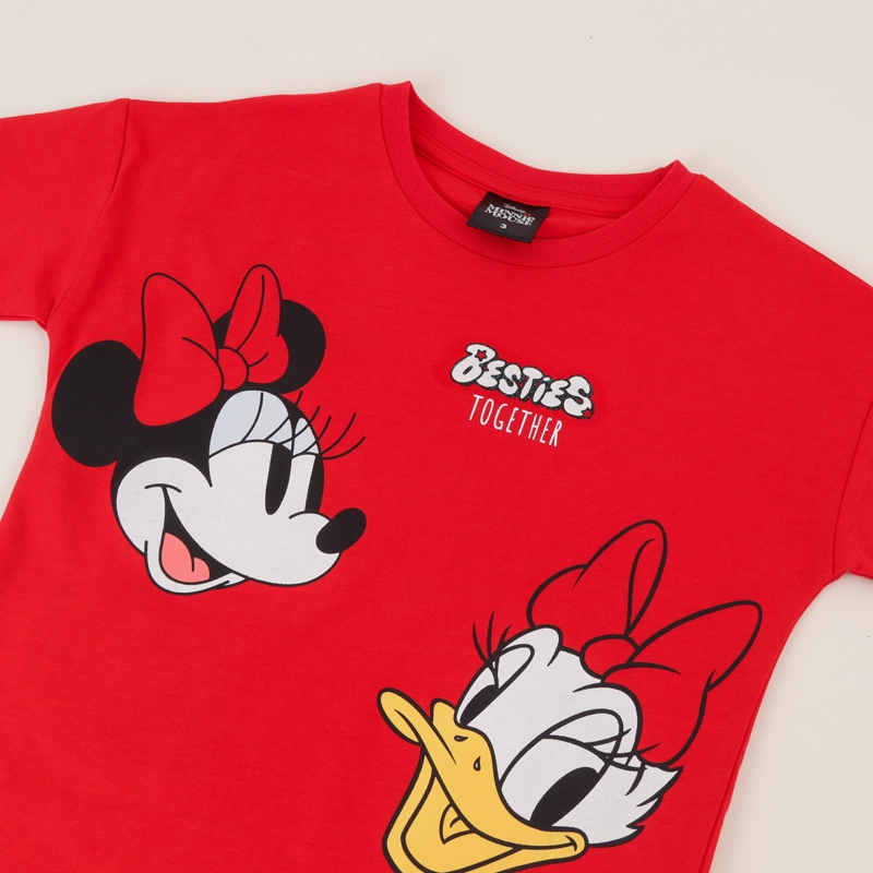 CONJUNTO ROJO NIÑA MINNIE & DAISY SMILING DISNEY - 4