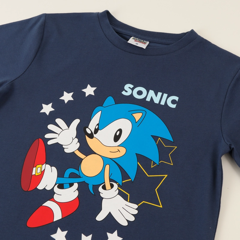 CONJUNTO NIÑO AZUL SONIC ESTRELLAS SONIC - 4