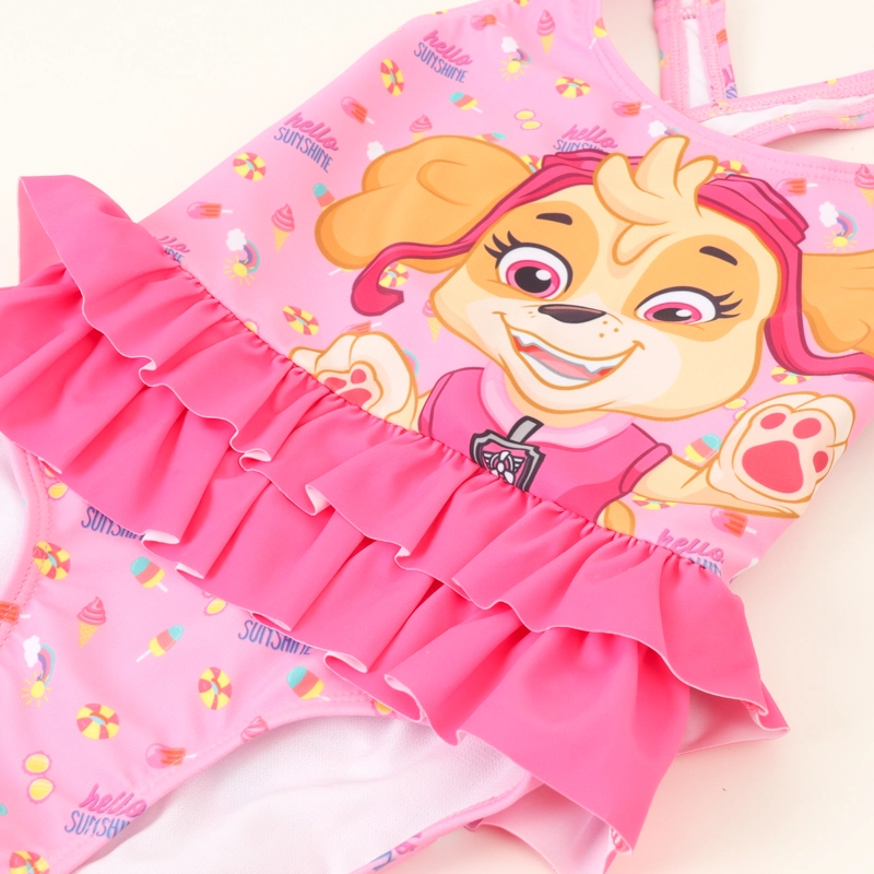 TRAJE DE BAÑO TULL NIÑA ROSADO SKYE PAW PATROL - 3