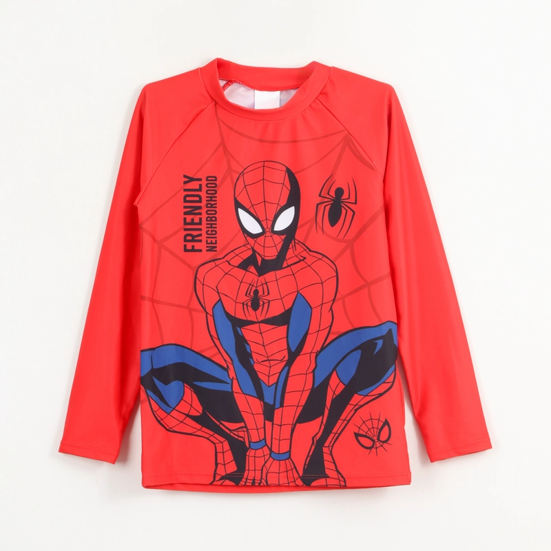 POLERA UV ROJO NIÑO PERSONAJE SPIDERMAN MARVEL - 1