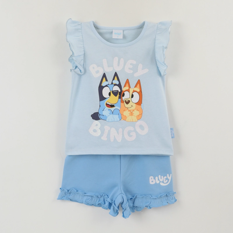 CONJUNTO NIÑA CELESTE BLUEY & BINGO BLUEY - 1