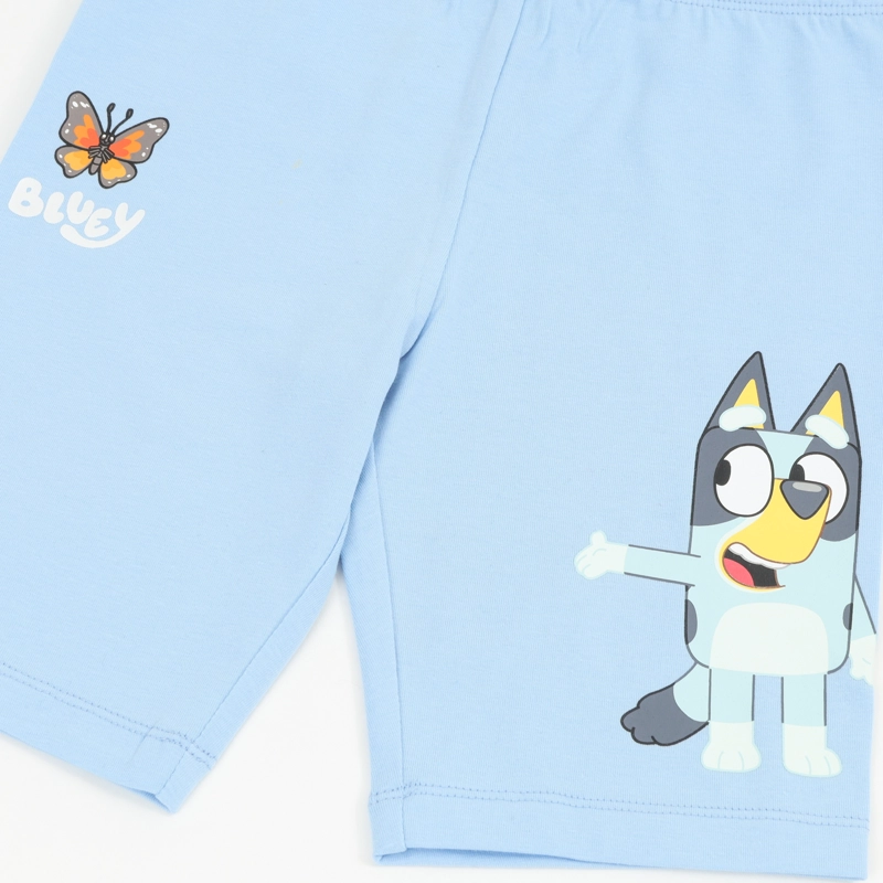 CALZA NIÑA AZUL BIKER MARIPOSA BLUEY - 3