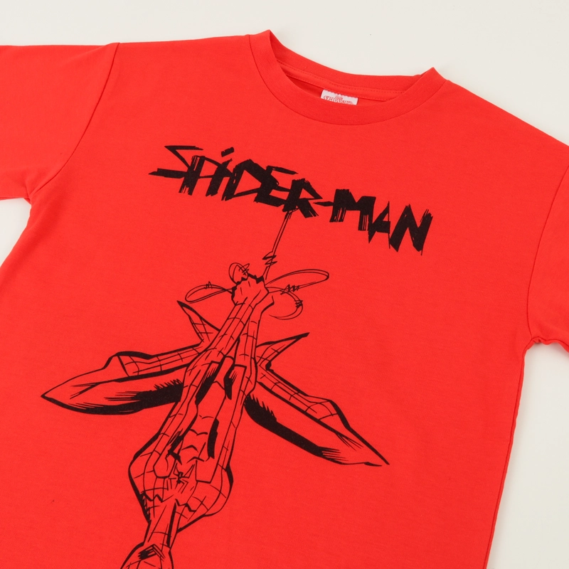 POLERA MANGA CORTA ROJO NIÑO LINEAL SPIDERMAN MARVEL - 3
