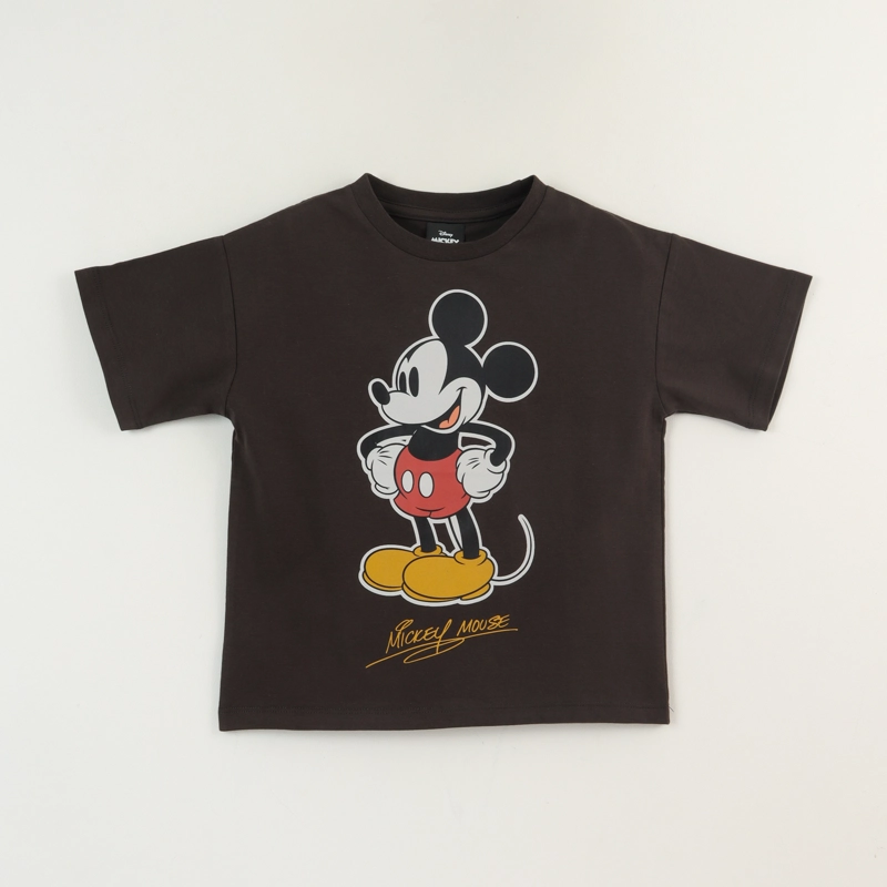 POLERA MANGA CORTA NIÑO GRIS PERSONAJE MICKEY DISNEY - 1