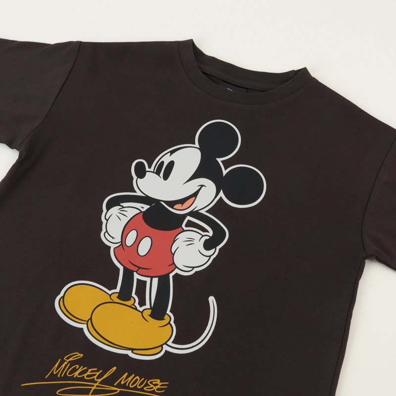 POLERA MANGA CORTA NIÑO GRIS PERSONAJE MICKEY DISNEY - 3