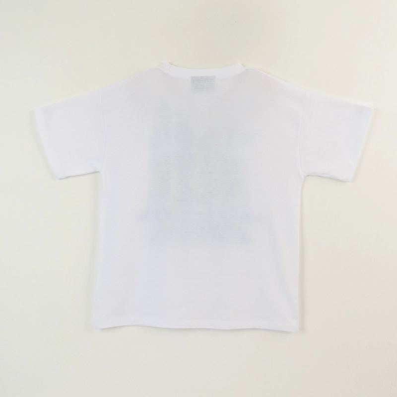 POLERA MANGA CORTA BLANCO NIÑO CREEPERS BOOM MINECRAFT - 2