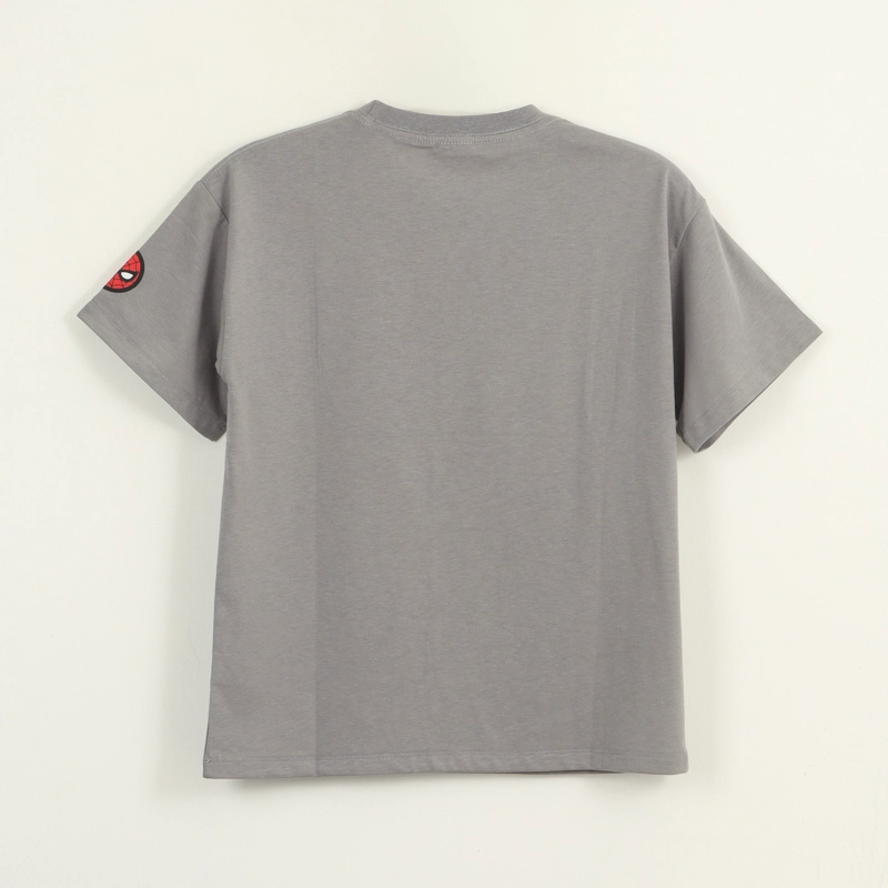 POLERA MANGA CORTA NIÑO GRIS CITY SPIDERMAN MARVEL - 2