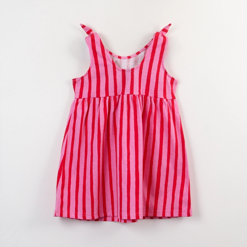 VESTIDO NIÑA ROSADO RAYAS MINNIE DISNEY - 2