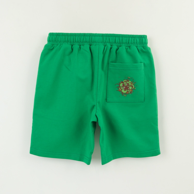 SHORT NIÑO VERDE BOLSILLO TRASERO CREEPER MINECRAFT - 2