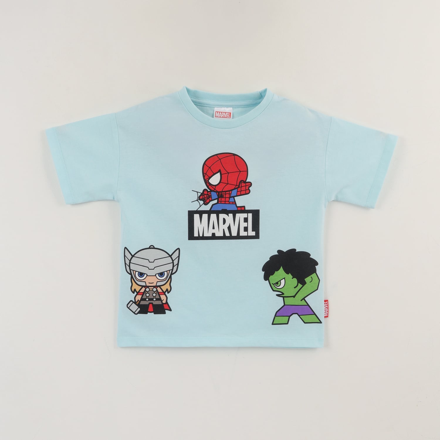 POLERA MANGA CORTA NIÑO TURQUESA PERSONAJES SPIDEY MARVEL - 1