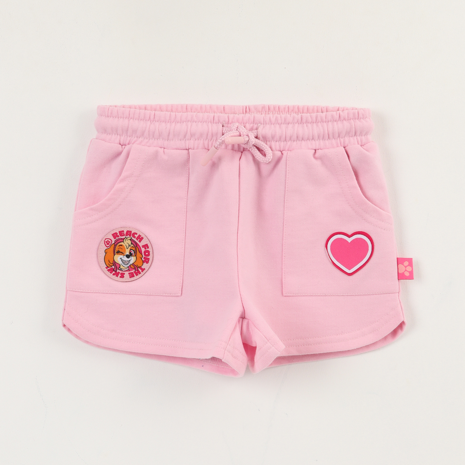 SHORT NIÑA ROSADO LOGO PAW PATROL - 1