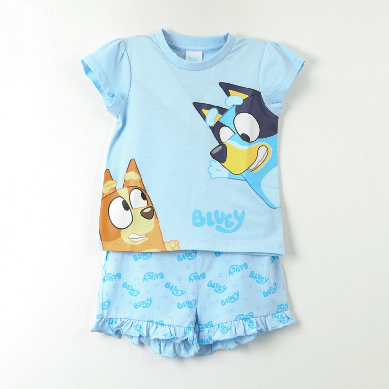 PIJAMA MANGA CORTA NIÑA CELESTE BLUEY & FRIENDS BLUEY - 1