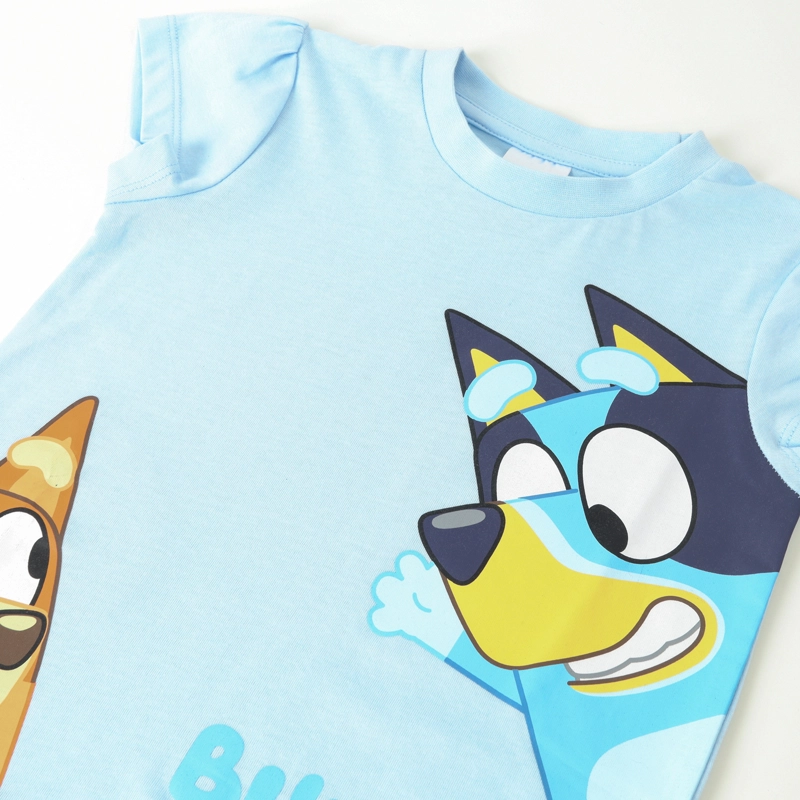 PIJAMA MANGA CORTA NIÑA CELESTE BLUEY & FRIENDS BLUEY - 4