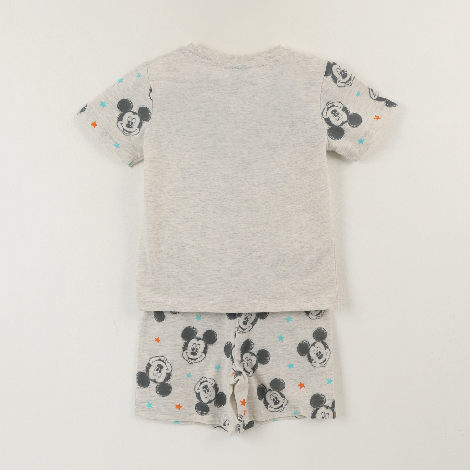 PIJAMA MANGA CORTA NIÑO GRIS ESTRELLAS MICKEY DISNEY - 2