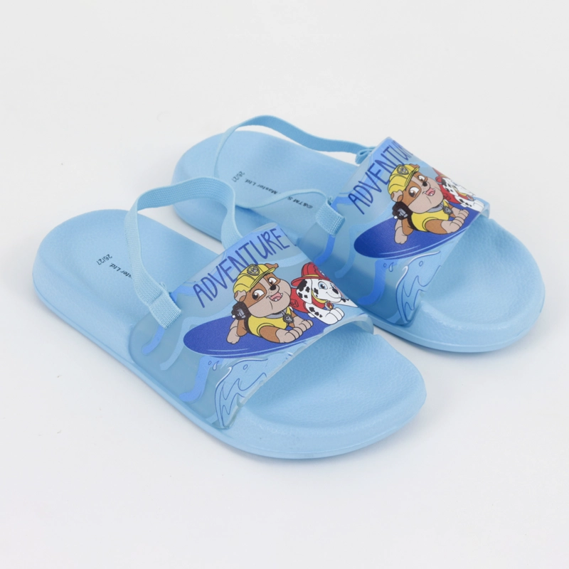 SANDALIA SLIDE NIÑO CELESTE ADVENTURE BAY PAW PATROL - 2