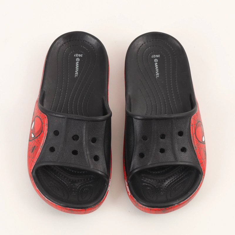 SANDALIA SLIDE NEGRO NIÑO TELARAÑA SPIDERMAN MARVEL - 3