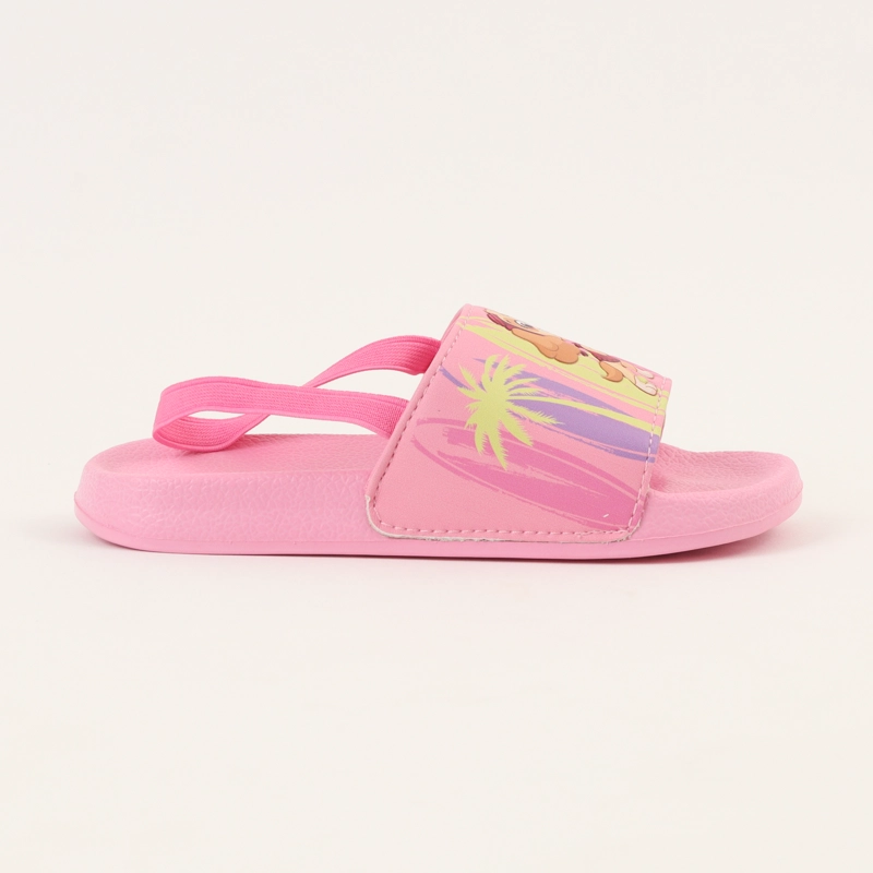 SANDALIA SLIDE NIÑA ROSADO SKYE FLORES PAW PATROL - 1