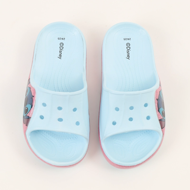 SANDALIA SLIDE NIÑA CELESTE CARITA LILO & STITCH DISNEY - 3
