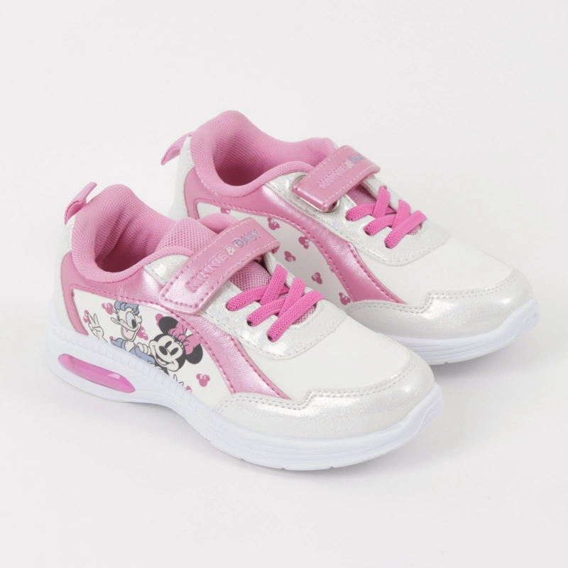 ZAPATILLAS CON LUCES NIÑA AMIGAS MINNIE BLANCO DISNEY - 2
