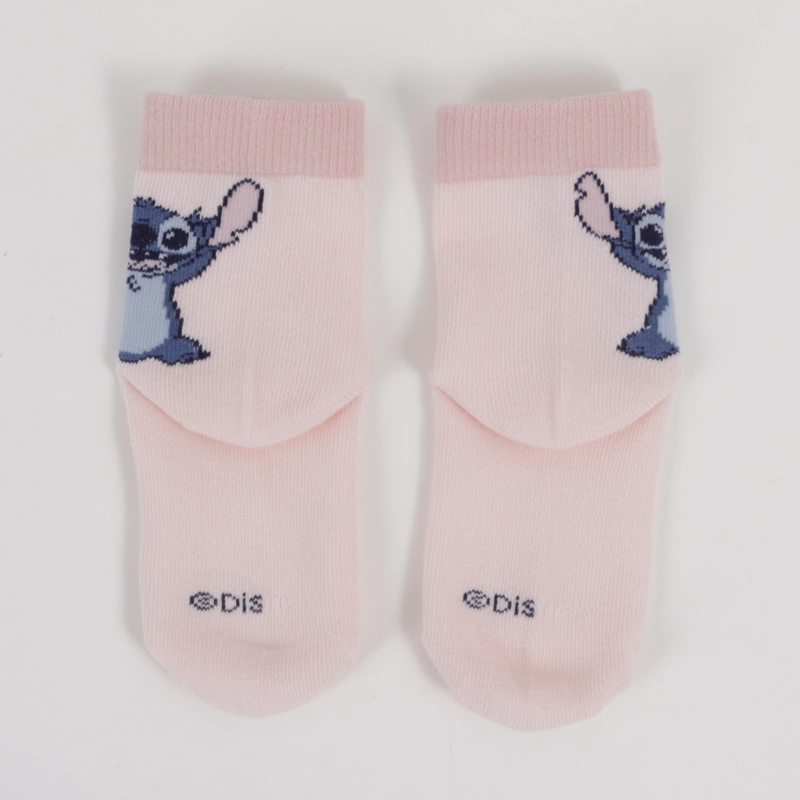 TRIPACK CALCETIN NIÑA ROSADO PRINT LILO & STITCH DISNEY - 6