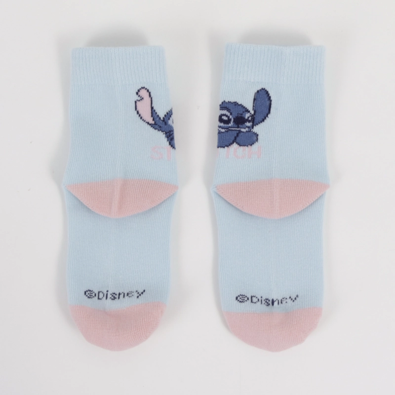 TRIPACK CALCETIN NIÑA ROSADO PRINT LILO & STITCH DISNEY - 8