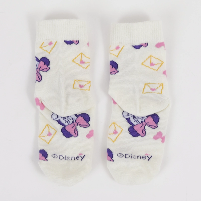 TRIPACK CALCETIN NIÑA ROSADO FULL PRINT MINNIE DISNEY - 8
