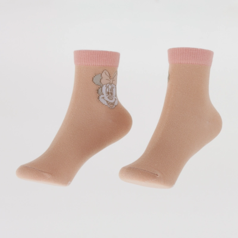 TRIPACK CALCETIN NIÑA DAMASCO CARITA MINNIE DISNEY - 3