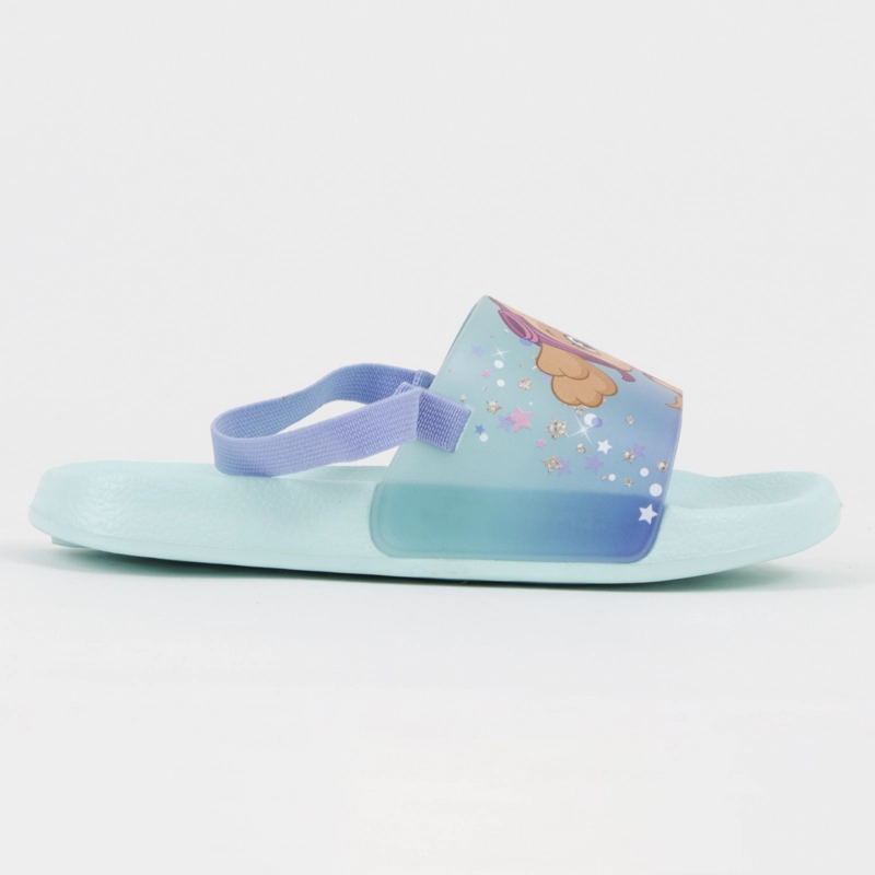 SANDALIA SLIDE NIÑA CELESTE SKYE Y EVEREST PAW PATROL - 1
