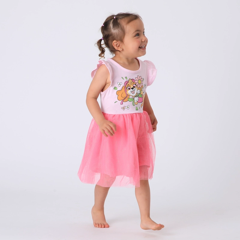 VESTIDO NIÑA TULL BLANCO PAW PATROL - 2