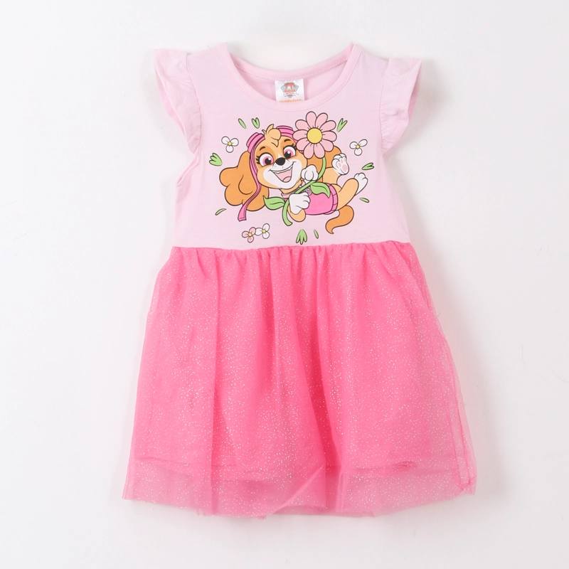 VESTIDO NIÑA TULL BLANCO PAW PATROL - 3